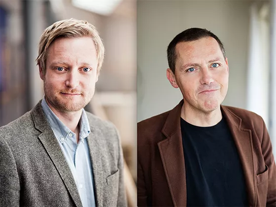 Erik Wengström och Jerker Holm, nationalekonomer på Ekonomihögskolan, Lunds universitet