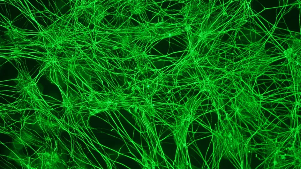 Nätverk av nerver. Foto: Stamcellscentrum.