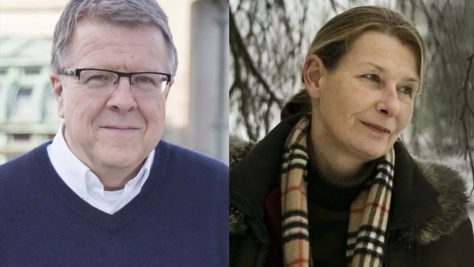 Bruce Karstadt och Helle Vandkilde.