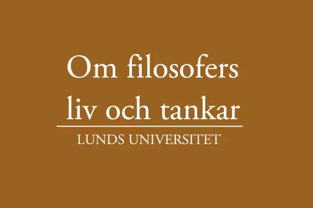 Text på platta: Om filosofers liv och tankar. Lunds universitet.