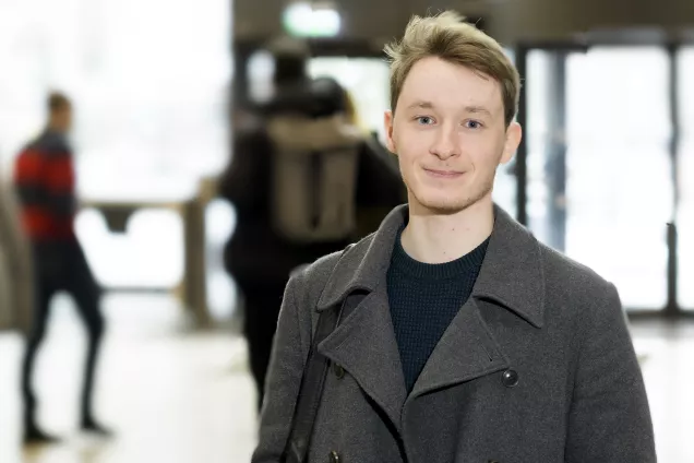 Fredrik Rosberg, student på ämneslärarutbildningen i Lund