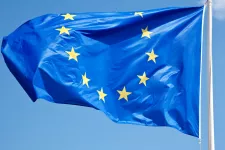 EU-flagga i vinden